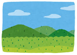 山の風景のイラスト | かわいいフリー素材集 いらすとや